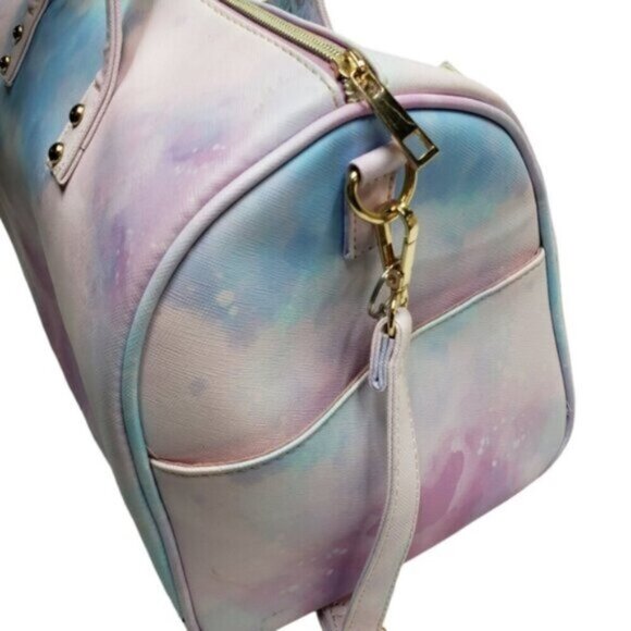 Under One Sky Unicorn Small Duffle Overnight Weekend Bag Pastel - Picture 6 of 15
